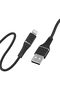 كابل USB-A إلى Lightning، شاحن فائق السرعة بقوة 2.4 أمبير عالي الشد، USB-A إلى Lightning، لمزامنة البيانات