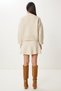 Women's Cream Knitwear Sweater Skirt Set Mt00160 - 7