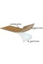 CAT MAT TOILET FOOD SAND PRIMARYSOLE ADHESIVE NON-SLIP JUTE FABRIC COVER NEWNESS 45x60 cm - 3