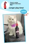 Meowine Catnip Plush Cat Toy, Kicker Toy for Cats - 3