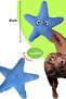 Blue Starfish Plush Dog Toy Rustle Sound Plush Dog Toys - 3