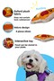 Pizza Shaped Interactive Food Storage Dog Toy Sounding Dog Intelligence Toy - 2