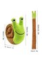 Plush Dog Sound Toy - Snail, Food Storage and Chewing, 1 Piece - 5