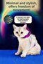 Cat Dog Collar Adjustable Size Anti-Escape Design with Discharge Strap Model Purple - 6