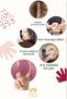 Soft Silicone Shower Leather Massage Comb Pink Cat Dog Comb - 4