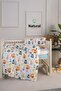 Baby Duvet Cover Set, Liquid Proof Mattresses, Elastic Sheets, Zippered, 100% Cotton
