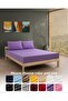 Ranforce Akfil Lilac - طقم ملاءات مطاطية مفردة ومزدوجة وكبيرة