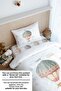 Single Fitted Sheet Set - Iconic Series - Pink Flying Balloon - 4