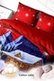 Christmas Decoration Merry Christmas Double 3D Duvet Cover Set Cotton Satin - 4