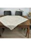مفرش طاولة مطرز من الحرير المربع الأصلي من فيسكوس - 3