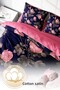 King Size Pink Noble Roses Natural Double Duvet Cover Set 220X240Cm - 4