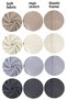 Washable Stretch Elastic Lycra Oval Chair Cover - Round Chair Cover 1 Piece - 4