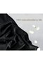 Black Silk Pillowcase %100 Mulberry Silk, 16 Momme, Sleep Comfort for Skin and Hair (1 Piece, 50X70 cm) - 5