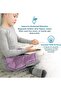 Weighted Lap Pad for Kids 3Lbs Weighted Lap Blanket for Home/School 56x48cm Lilac/Grey - 3