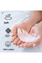 Strausshome Premium Round Fitted Sheet 220X220 - 200X200Cm 100% Cotton Oeko Tex - 4