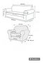 غطاء أريكة، غطاء كنبة، غطاء سرير قابل للتحويل إلى أريكة، غطاء مقعد مرن 3311 طقم - 3