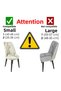 1 Piece Jacquard Oval Chair Cover. Elastic, Flexible, Washable Chair Cover. Brick Pattern - 4