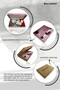 طقم غطاء لحاف مزدوج من القطن الساتان ثلاثي الأبعاد من Harmony - 6