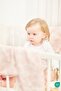 Bebe Marin Seashell Muslin Baby Blanket Pink 120X120 cm - 8