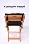 Bistro Kitchen Garden Chair Cushion with Backrest Red (Cushion and Back Cushion) - 5