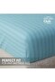 Single-Striped Fitted Sheet Set - Premium and Durable Quality, Deep Pocket for a Perfect Fit - 5