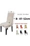 Lycra Chair Cover, Chair Cover, Elastic, standard (1 PC) dark brown - 5