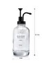 500 ml Countertop Glass Liquid Soap Dispenser Kitchen (6 PCS LABEL) Lcats20121 - 3