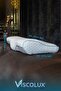 Orthopedic Pillow with Cervical Neck Support - Neck Straightening Visco Pillow Blue 56X34X10,5 - 5