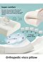 Orthopedic Visco Neck Pillow Neck Straightening Herniated Pain Cure Pillow For Comfortable Sleep - 3