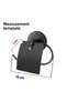 Stainless Adhesive Metal - Toilet Paper Holder Attachment, Wc Paper Stand, Black Color - 2