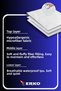 Double Four-Corner Elastic Water Liquid-Proof Mattress Protector Mattress Cover 100% Cotton Surface (All Sizes) - 4