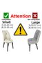 Velvet Chair Cover Retro Oval Chair Cover Chair Protection (for Small) One Piece. (Cream) - 4