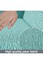 Jacquard 3 3 1 1 Mint Fitted Sofa Cover | Fitted Armchair Cover | Sofa Cover Set - 4
