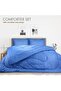Stripe Comforter Set- Ultra Soft Brushed Microfiber Fabric, Soft Siliconized Fiber Filling - 2