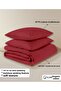 100% Cotton Akfil Duvet Cover Set Double 200X220 cm Red - 5