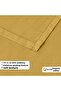 100% Cotton Akfil Flat Sheet Set Single 160X240 cm Mustard - 3