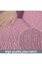 طقم غطاء أريكة مرن قابل للغسل بنمط صدفة شجرة 3+3+1+1 - 4
