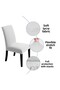 Chair Cover Washable Lycra Flexible Elastic Chair Cover - 2