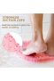 Suction Cup Bath Brush Massage Pad Back Foot Washcloth Wash Washcloth Non-Slip Base Shower Cabin Mat - 2