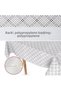 Vison Geometric Pattern Fiber Lined Pvc Non-Slip Stain Resistant Easy to Wipe Tablecloth - 7