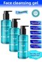 Intensive Purifying Detox Facial Cleansing Gel Set of 3 - Anti-Acne and Blackhead - Aha Bha