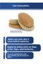 Horsehair Natural Dry Body Cleansing Loofah Exfoliating Silk Scrub Cellulite Massage Brush Stone - 7