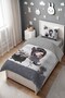 Cute Witch Princess Patterned Single Baby Kids Bedding Set - 3