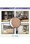 Powder Lisa 3-Piece Dowry French Lace Appliqued Toilet Seat Set Bathroom Carpet Mat Set - 6