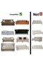 Stretch Fabric Stretchy Elastic Washable Square Pattern Three-Seater Sofa Cover Sofa Cover - 2