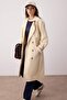 Taş Oversize Geniş Kesim Kemerli  Trençkot TWOSS21TR0005 - 2