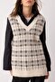 Strickpullover mit V-Ausschnitt – TCTAW22UV0050 - 3