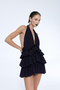 Bellano Sparkle Purple Dress - 6
