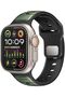 سوار ساعة Apple Watch ثنائي اللون مع سطح مقاوم للغبار والأشعة فوق البنفسجية، ومقاوم للصدأ والفولاذ المقاوم للصدأ - 3