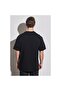 Loose Fit Men's Black Crew Neck T-Shirt - 5